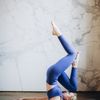 Calmness symbol, a person in a meditation pose.